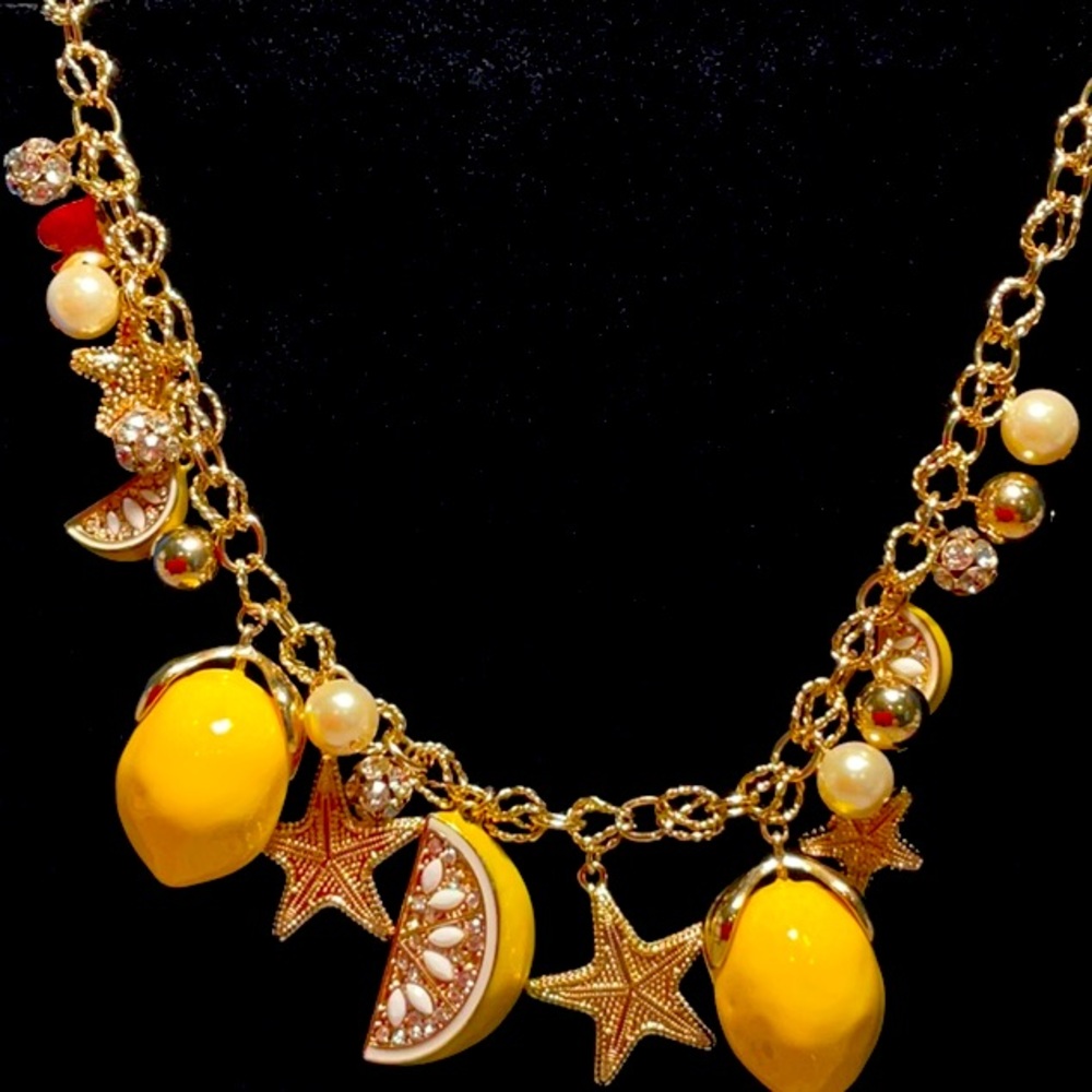 Kate Spade Lemon Tart necklace